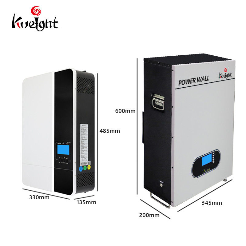 Off Grid ระบบแบตเตอรี่ลิเธียม Home 5kw All In One Inverter ระบบพลังงานแสงอาทิตย์