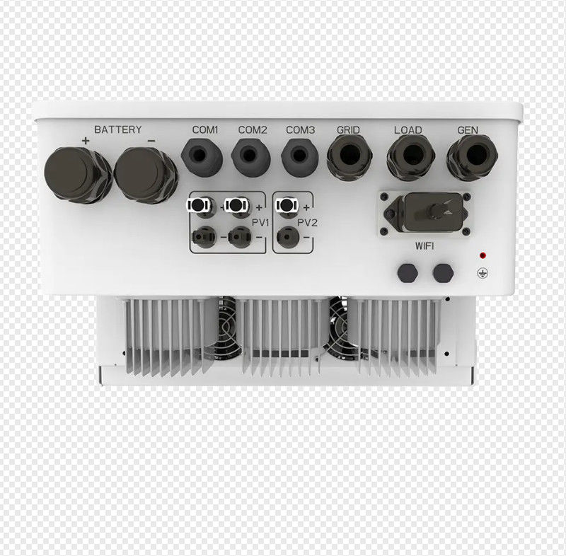 8kw 2 Mppt Solar Inverter IEC อินเวอร์เตอร์ไฮบริดสามเฟสพร้อมที่เก็บแบตเตอรี่