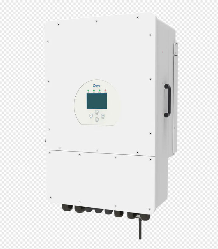 8kw 2 Mppt Solar Inverter IEC อินเวอร์เตอร์ไฮบริดสามเฟสพร้อมที่เก็บแบตเตอรี่
