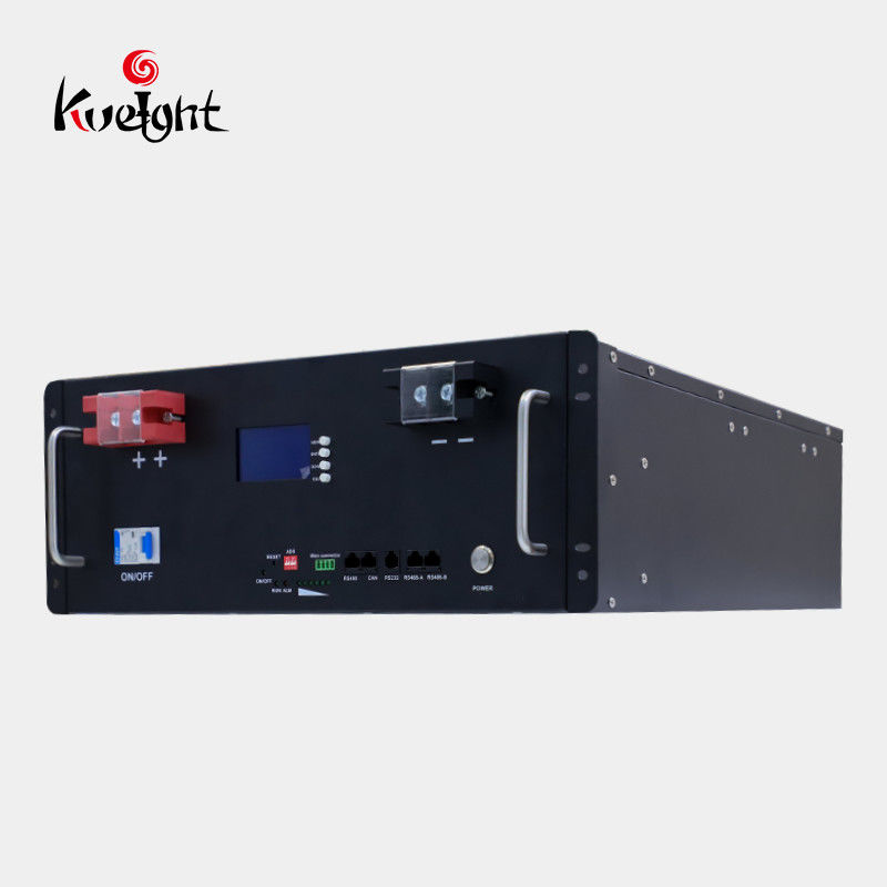 โมดูลแบตเตอรี่ลิเธียม 4U 5U 48v 100ah Lifepo4 แบตเตอรี่พลังงานแสงอาทิตย์สำหรับห้องข้อมูลเครือข่าย