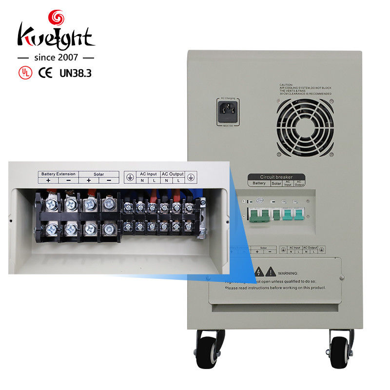 5Kw All In One High Power Supply ESS Solar System พาวเวอร์ซัพพลายแบบพกพาแบตเตอรี่สำรองสำหรับบ้าน