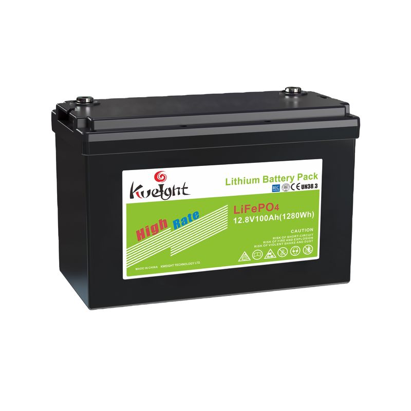 ชุดแบตเตอรี่ทดแทนกรดลิเธียมไอออนตะกั่ว 12v 100ah สำหรับระบบพลังงานแสงอาทิตย์