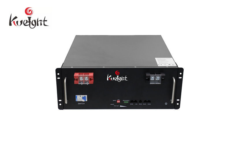 รองรับ Telecom Power Station ความปลอดภัยสูง 51.2V 100Ah LiFeO4 Battery Rack-mount Module