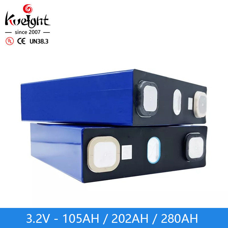 ลิเธียมไอออน Prismatic Lifepo4 Cells 105ah 3.2v Lifepo4 280ah Cells Solar Storage